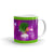 Above it All White glossy mug