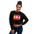 Create, Explore, Expand, Conquer Crop Sweatshirt